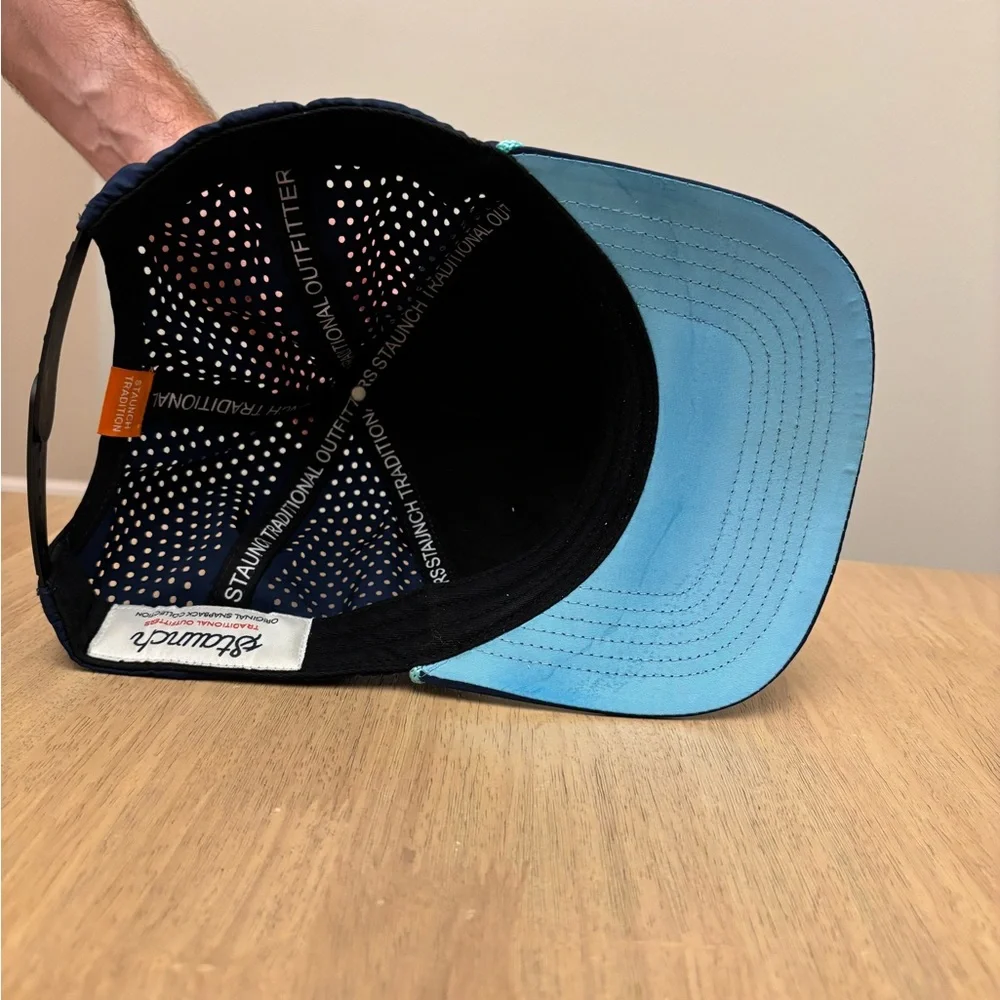 Whataburger Men's Navy Blue Rope-Trim Snapback Hat
